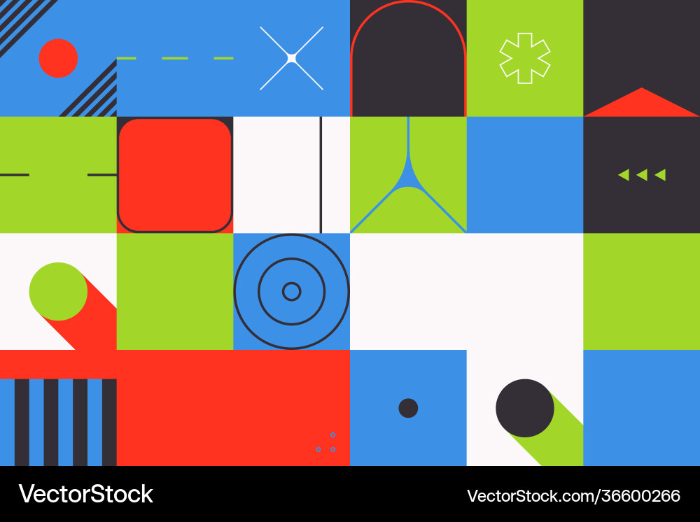 Horizontal abstract pattern design Horizontal abstract pattern design vector image