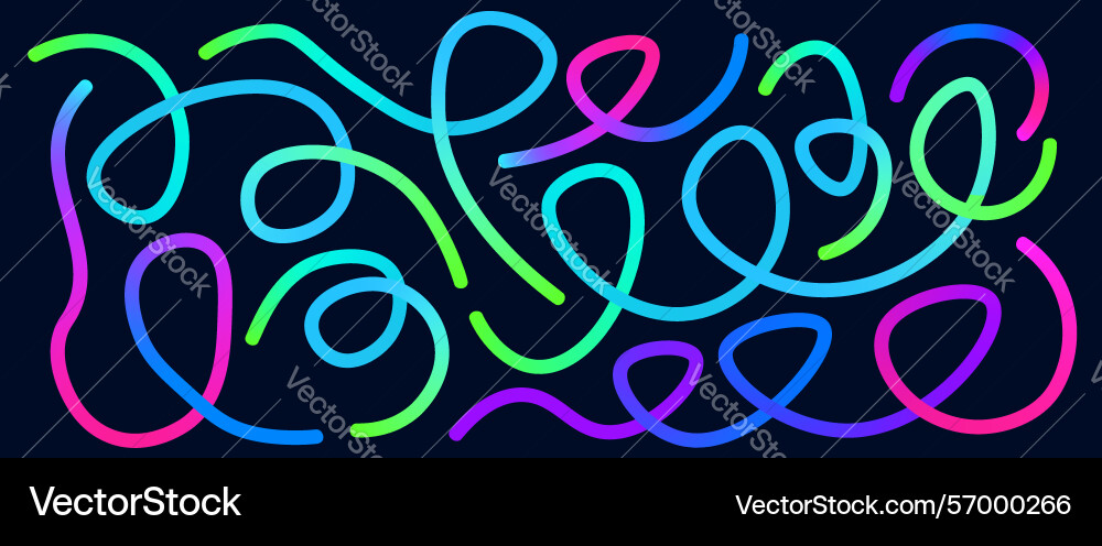 Organic gradient lines pattern set wavy abstract Organic gradient lines pattern set wavy abstract vector image