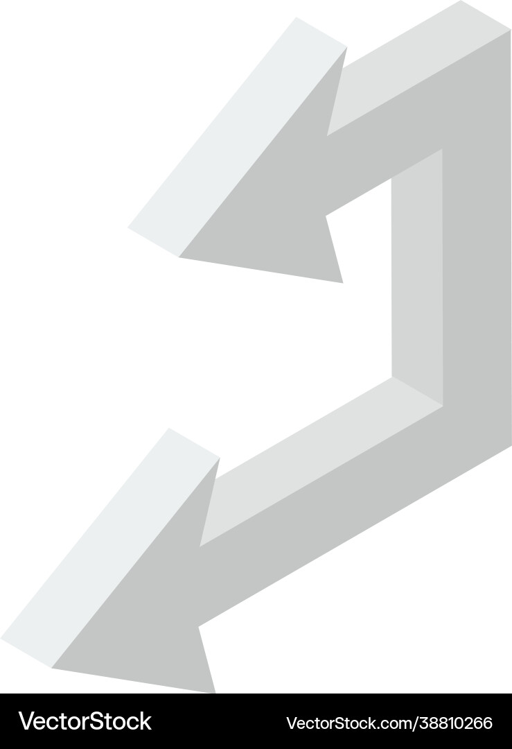 Resize arrow design vector image