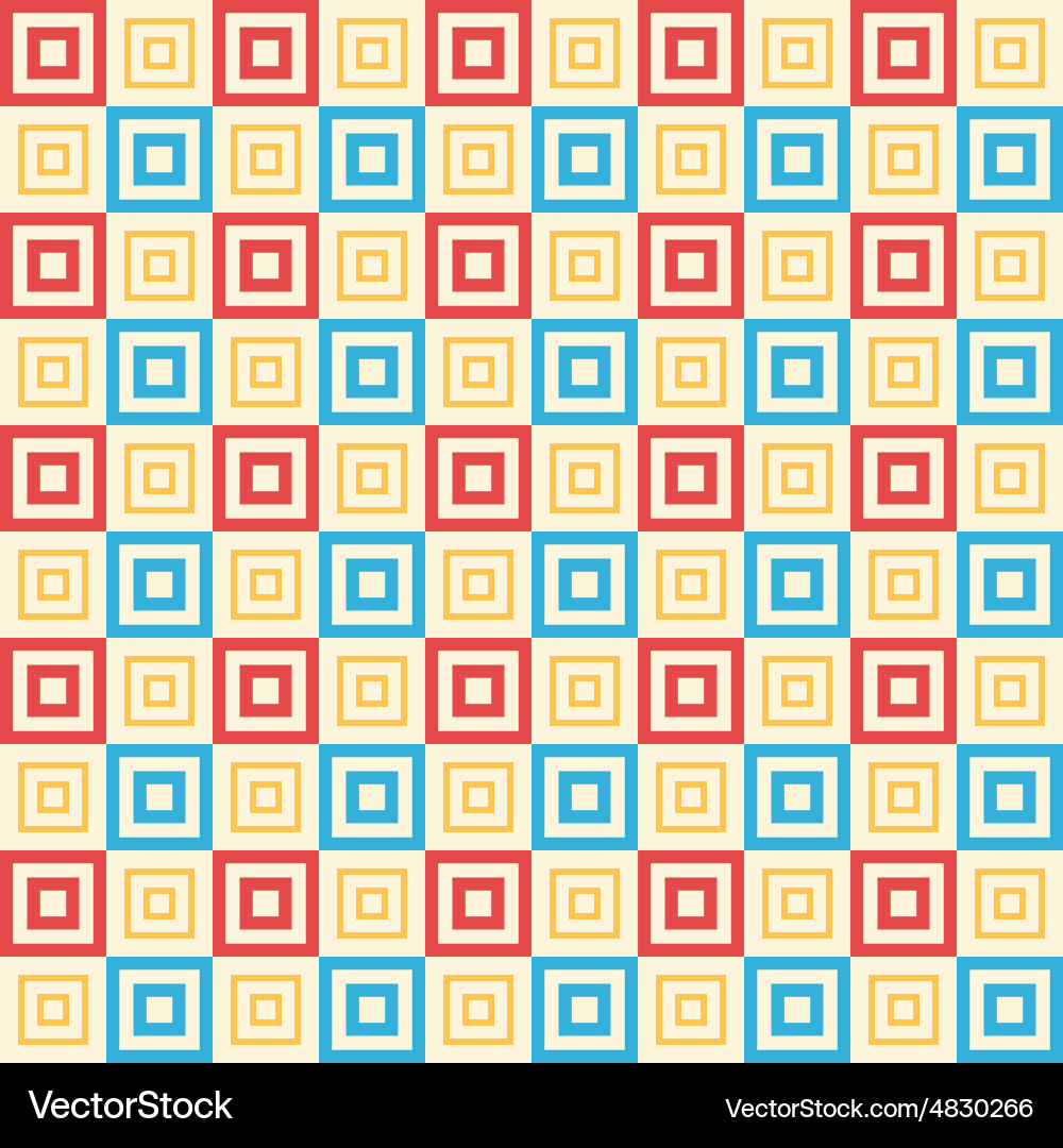 Retro Geometric Pattern vector image