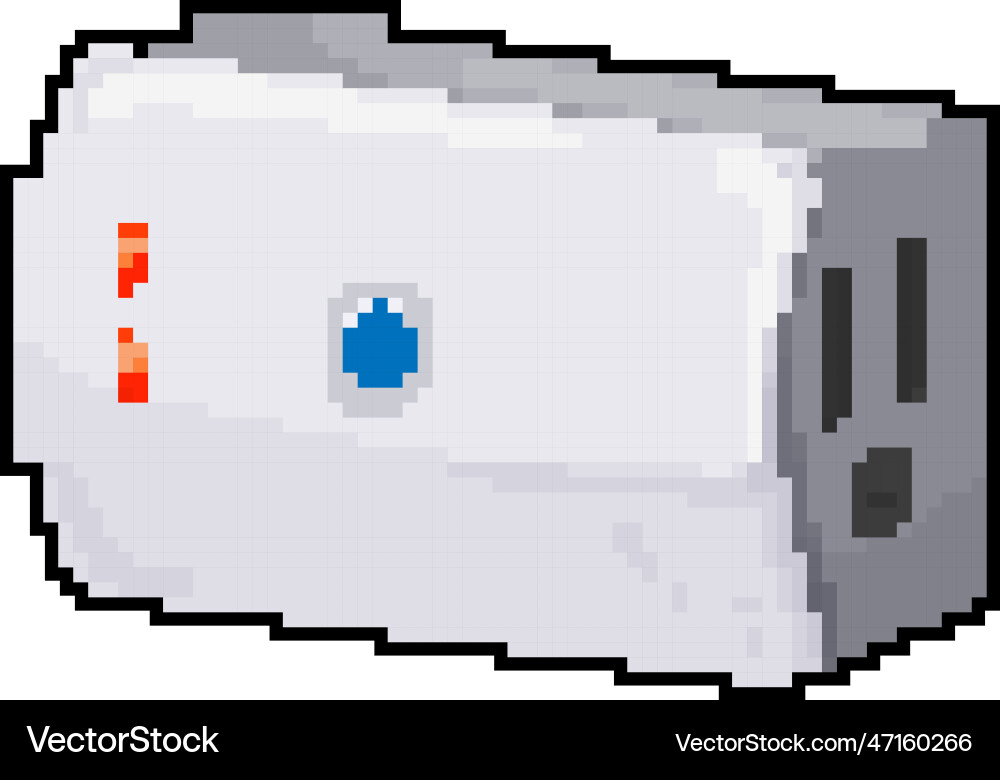 Socket smar plug game pixel art Socket smar plug game pixel art vector image