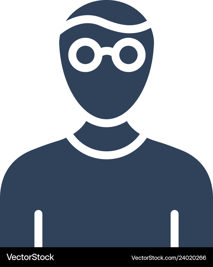 Student icon which can easily modify or ed Vector Image