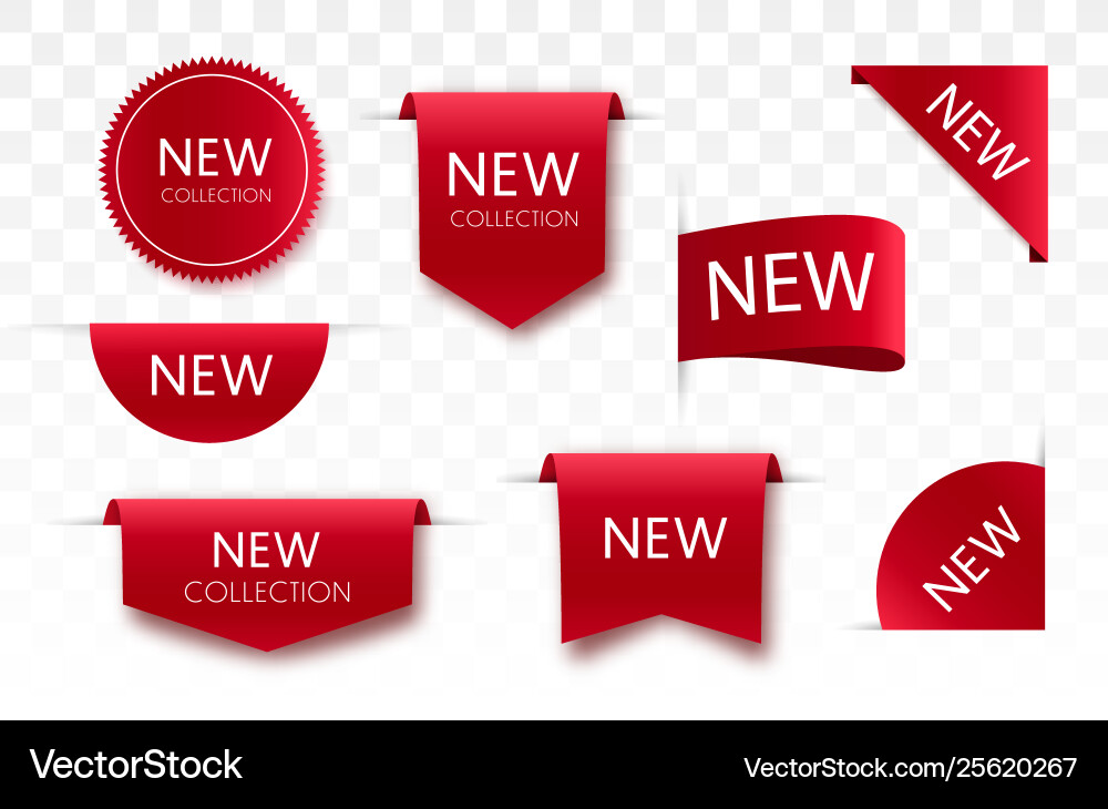 Badge and Label Set Vector Image
