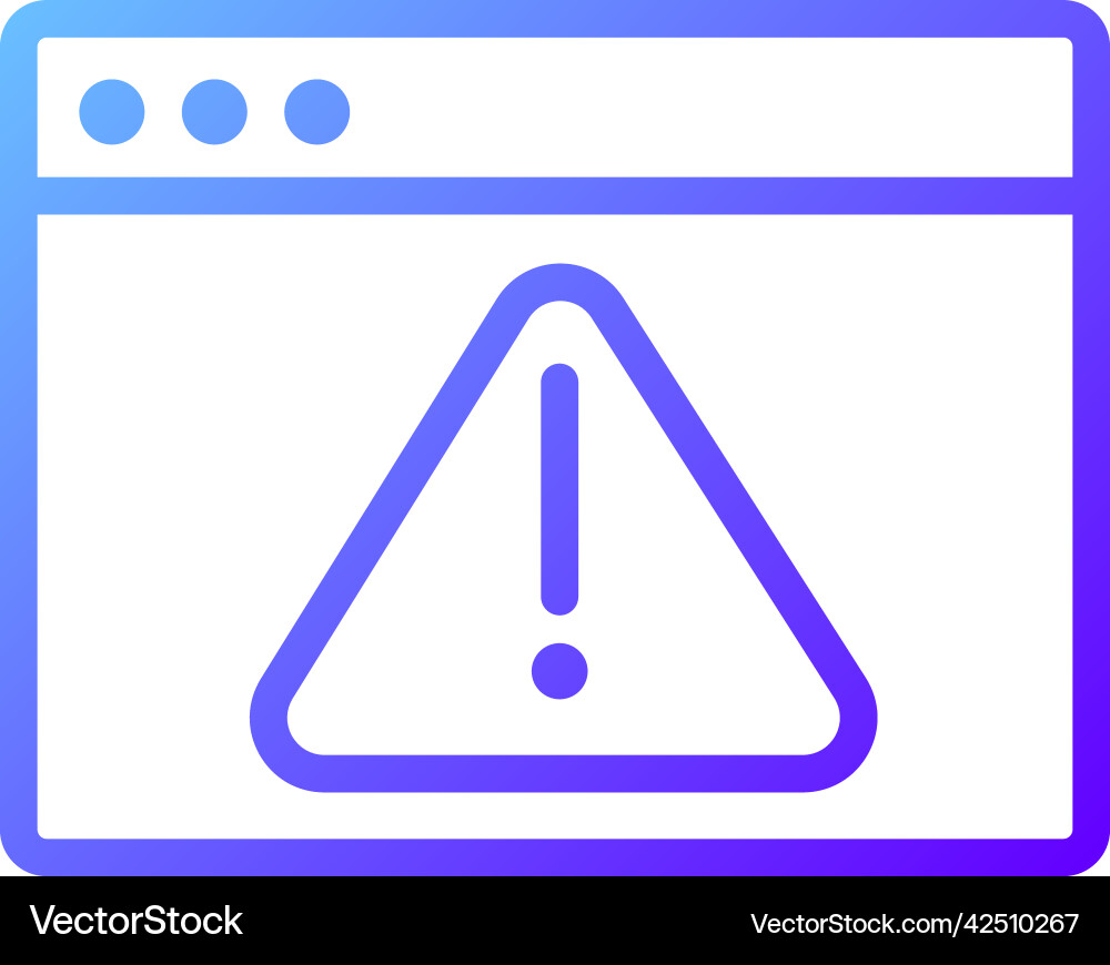 Computer virus pixel perfect gradient linear icon Computer virus pixel perfect gradient linear icon vector image
