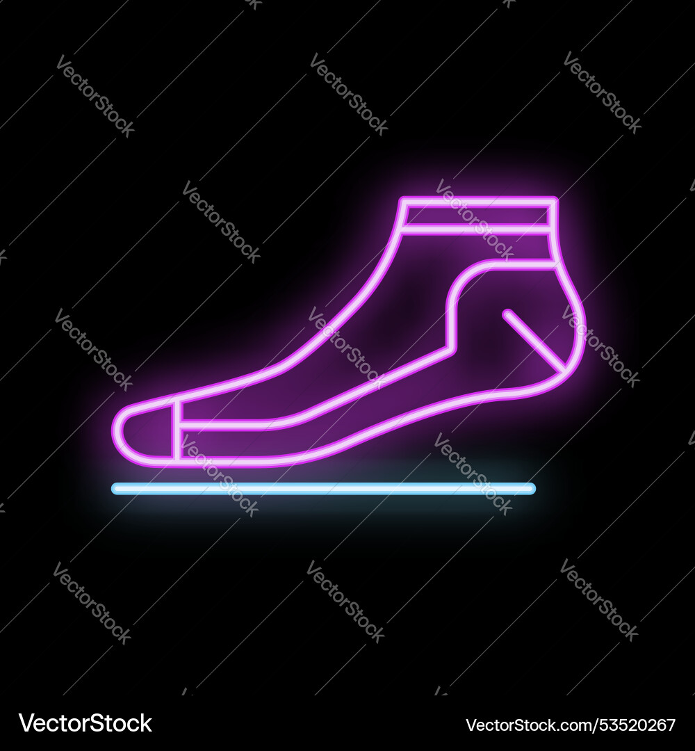 Helle Neon Socken glänzend auf schwarzem Hintergrund Helle Neon Socken glänzend auf schwarzem Hintergrund vektorbild