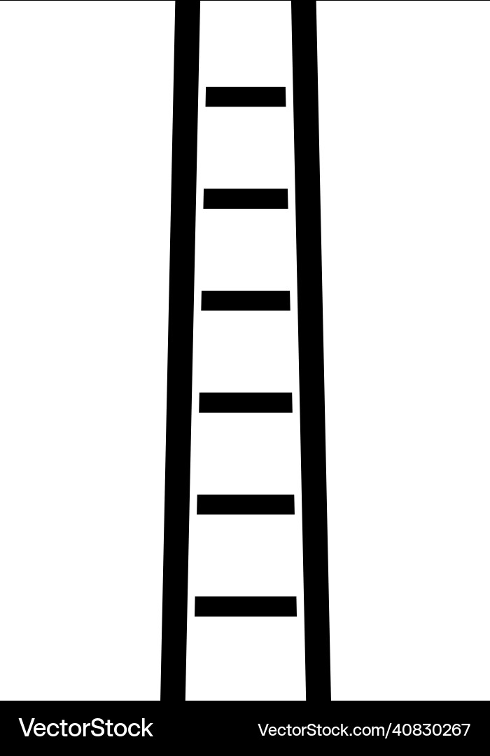 Ladder icon design template isolated Ladder icon design template isolated vector image