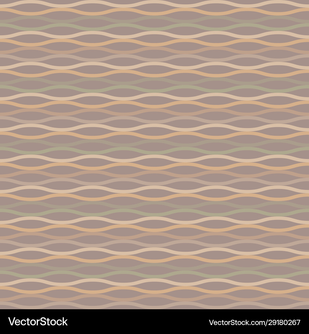 Seamless pattern wavy horizontal lines simple Vector Image