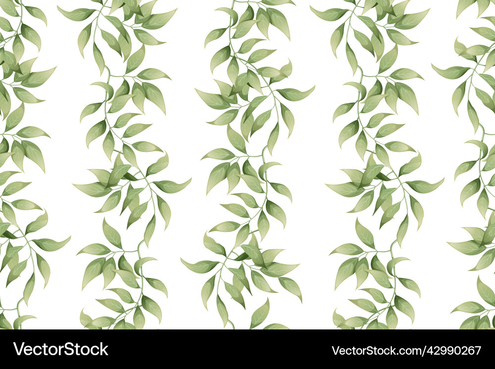 Seamless pattern with a vertical of green Seamless pattern with a vertical of green vector image