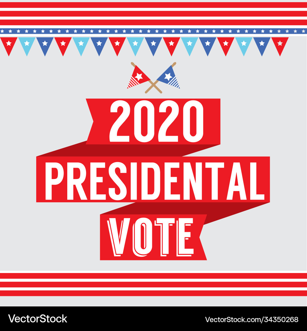 2020 usa präsident wahl poster 2020 usa präsident wahl poster vektorbild