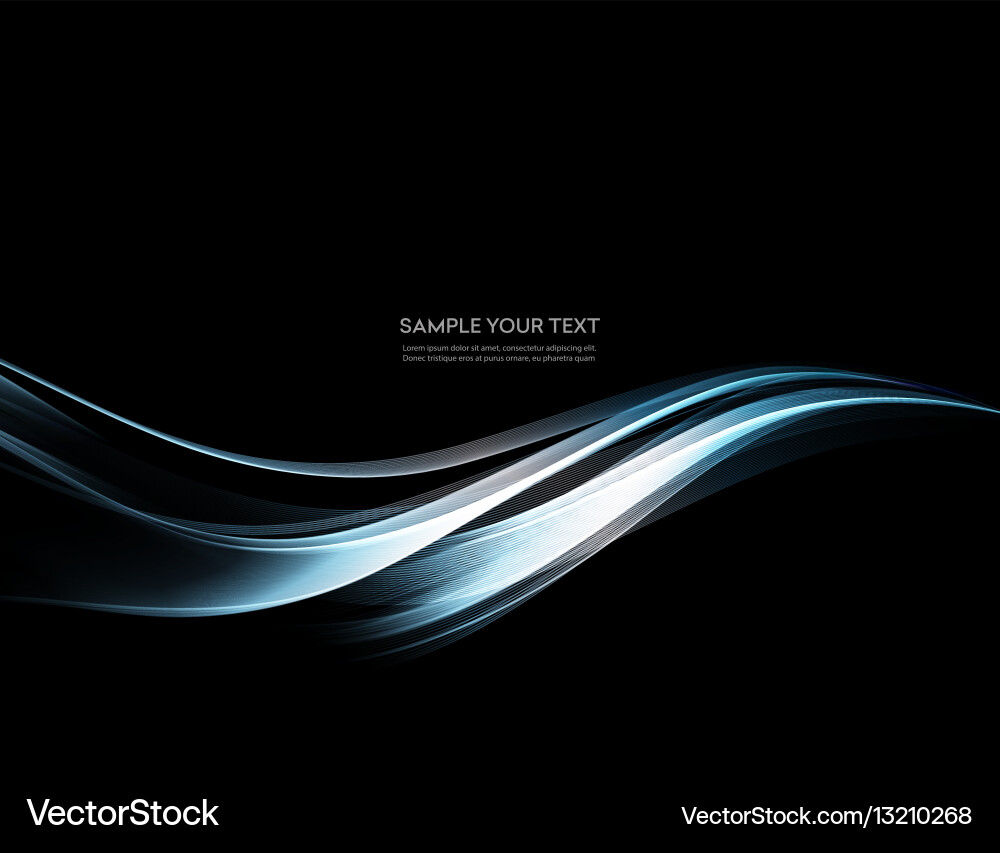 Abstract Color Wave Background vector image
