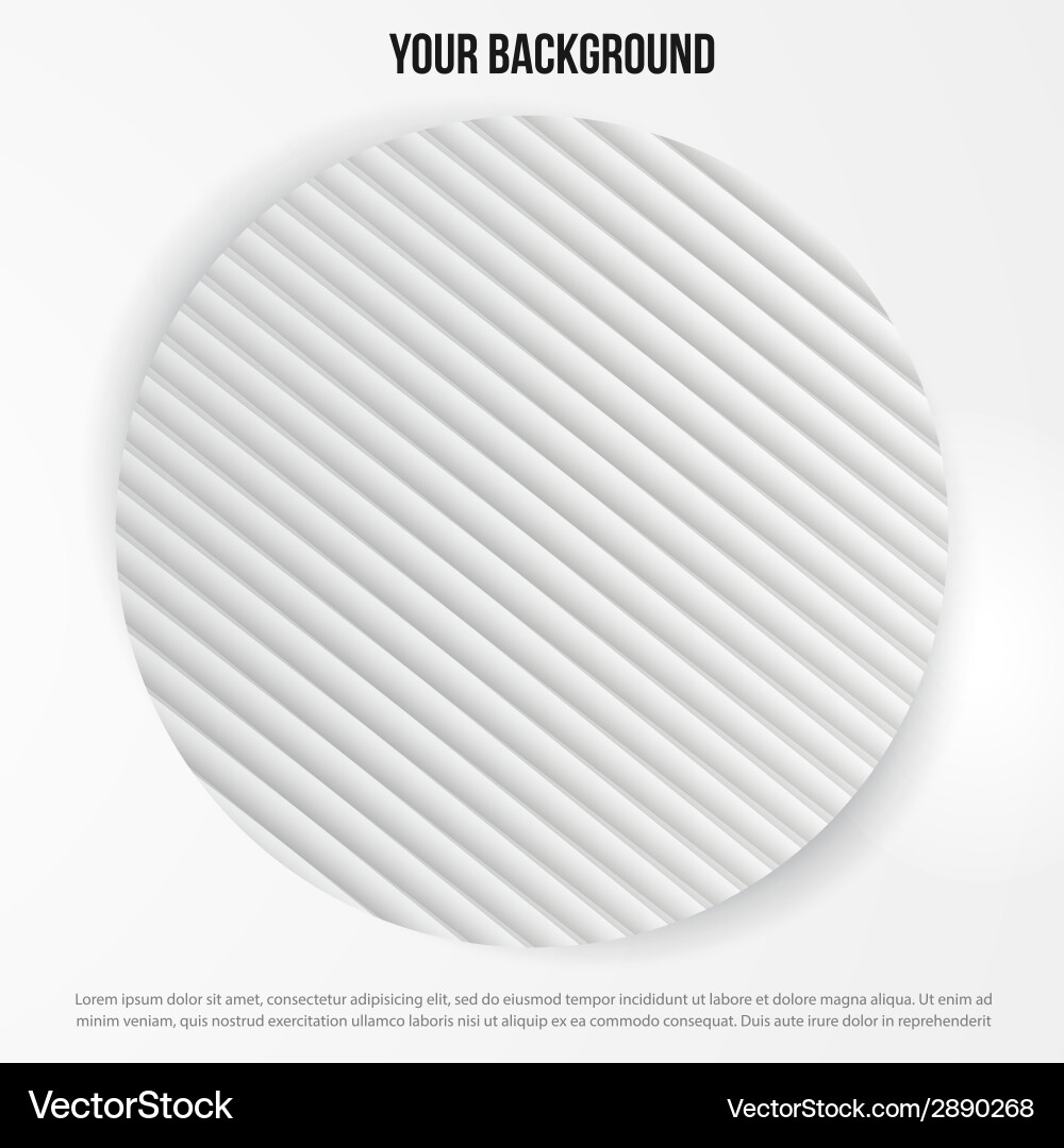 Abstract lines template object design Vector Image