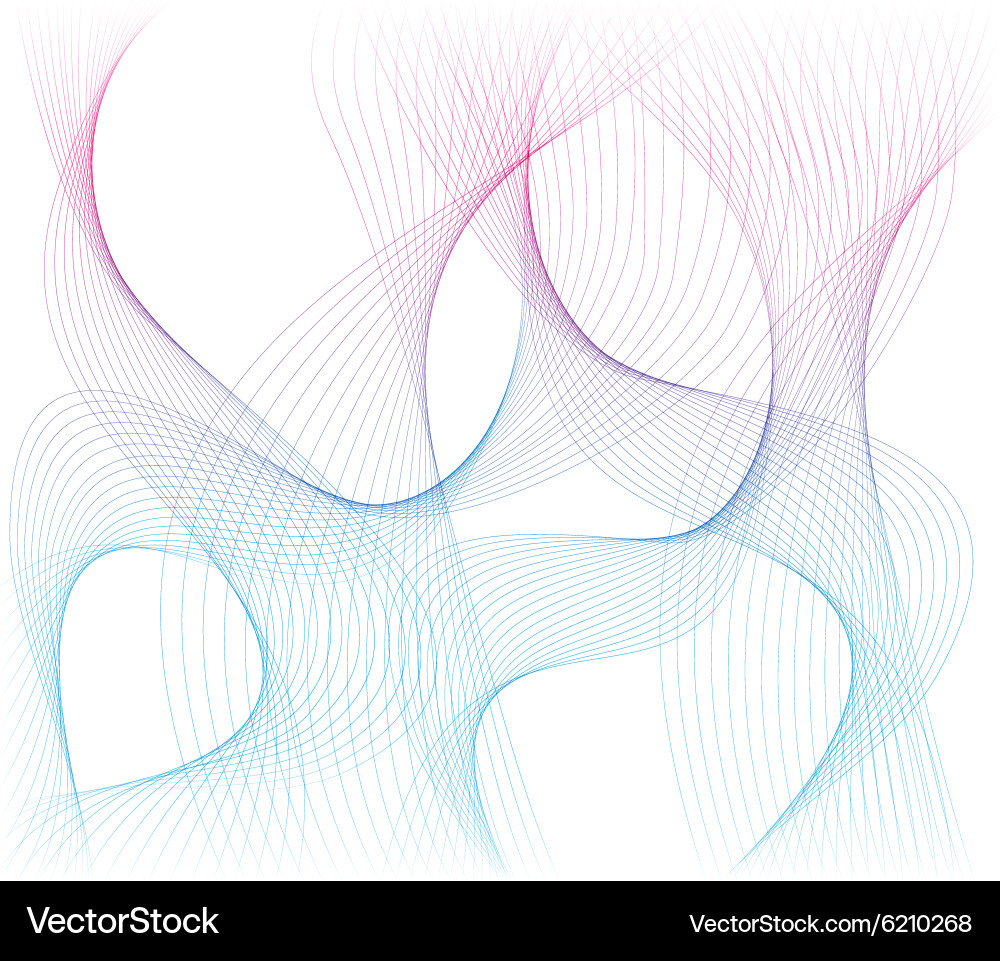 Abstract template background with wave vector image