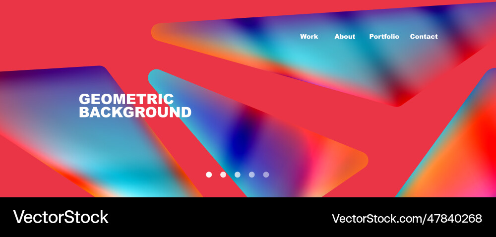 Bright colorful triangular shapes abstract Bright colorful triangular shapes abstract vector image