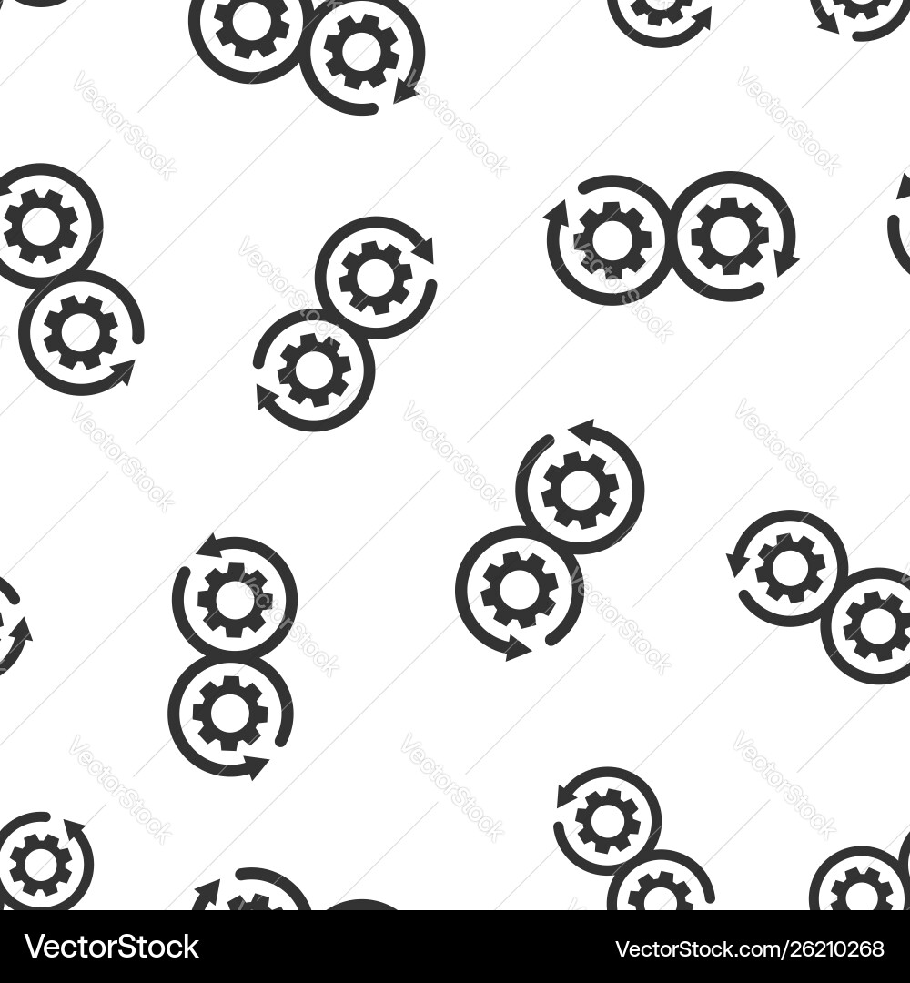 Development icon seamless pattern background Development icon seamless pattern background vector image
