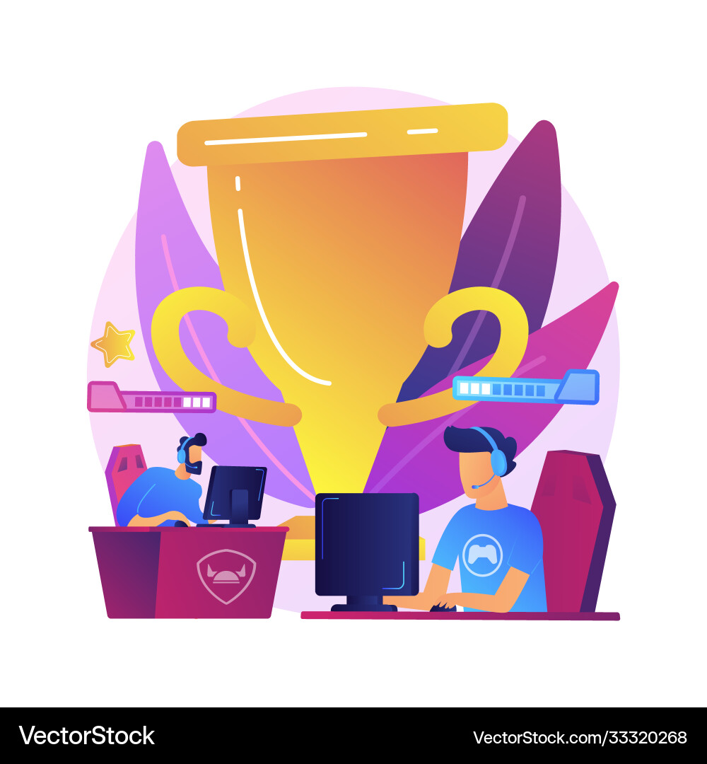 E-sport tournament abstract concept E-sport tournament abstract concept vector image