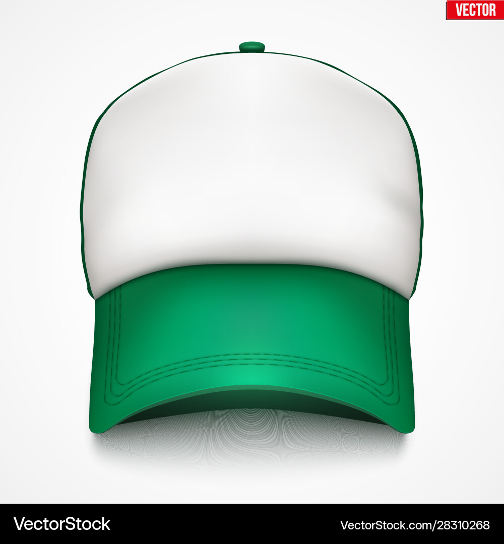 Layouts trucker cap vector image