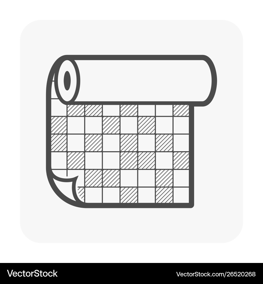Linoleum pattern icon Linoleum pattern icon vector image