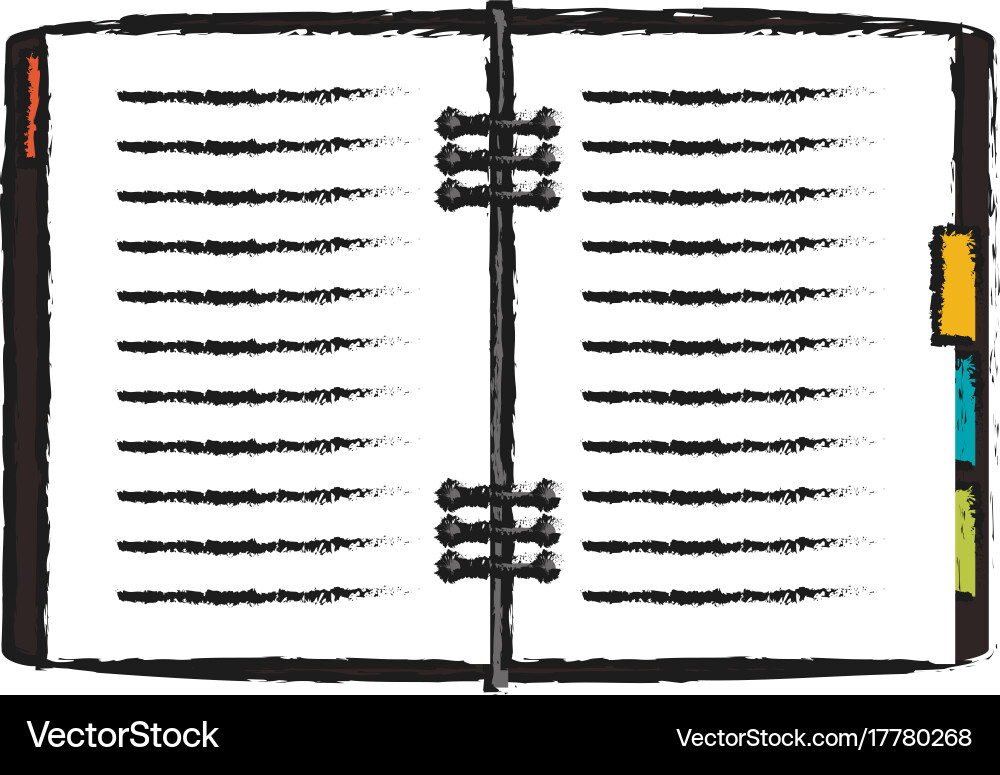 Notebook icon image vector image