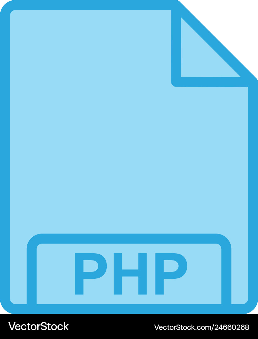 Php icon vector image