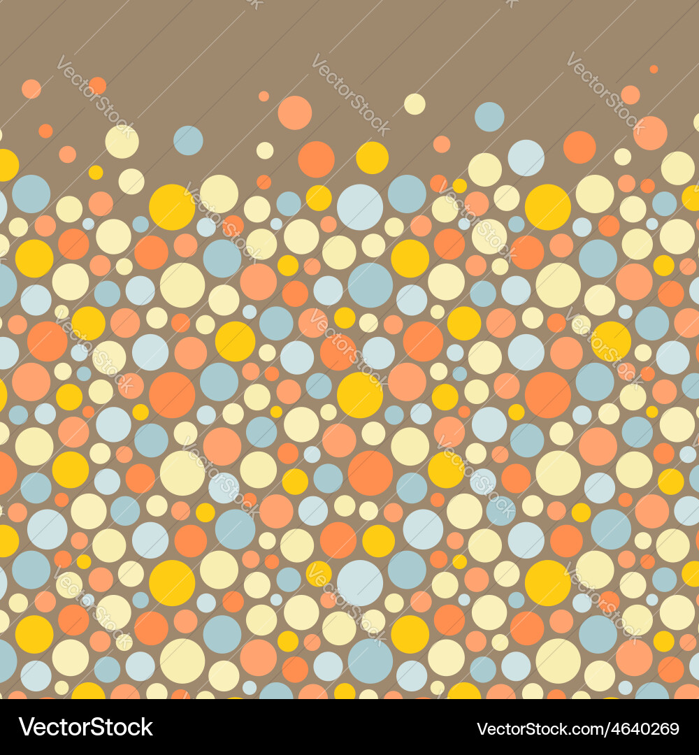 Abstract background with color circles vector image
