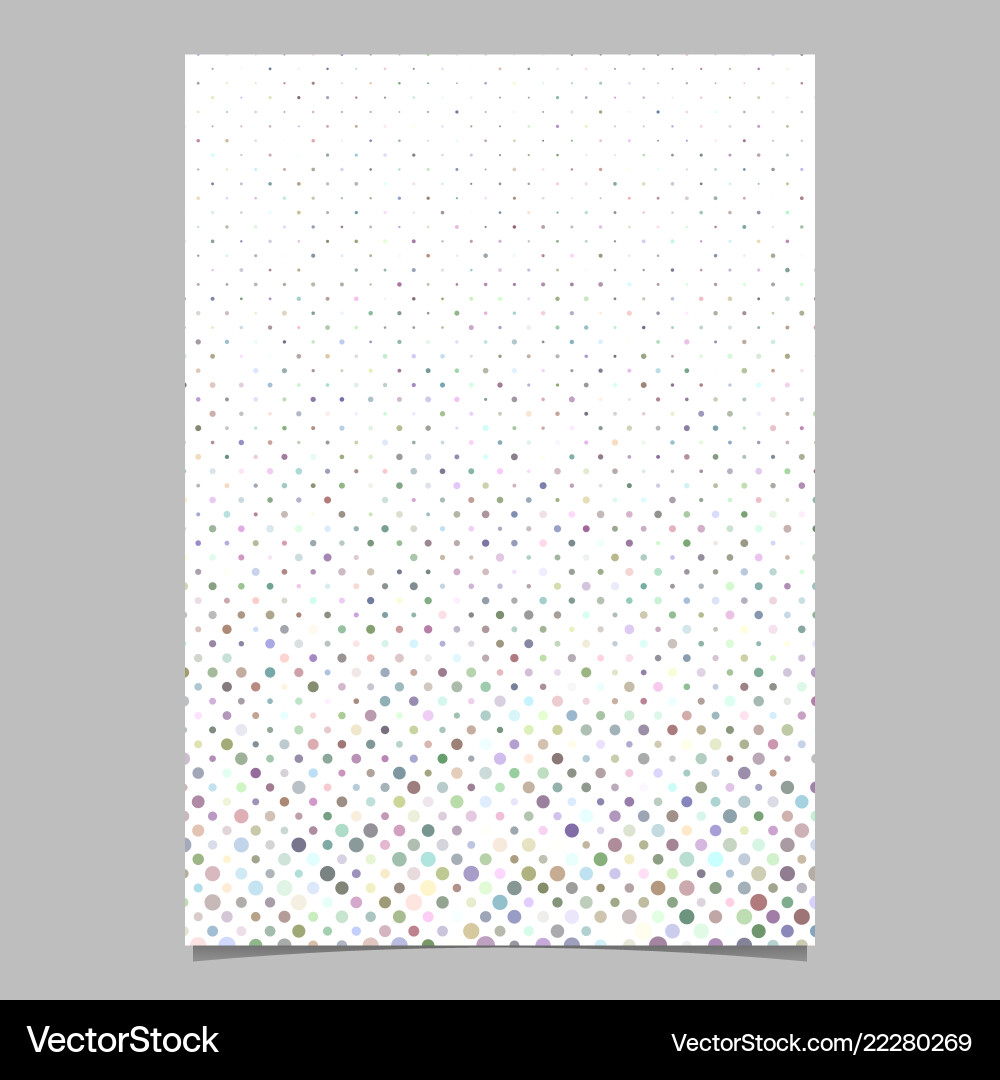 Abstract circle pattern background page template Abstract circle pattern background page template vector image