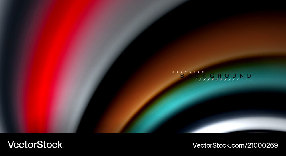 Multicolored wave lines on black background design Multicolored wave lines on black background design vector image