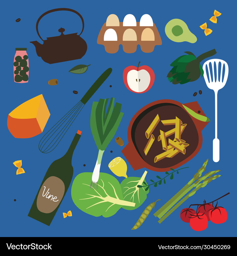 Pasta Royalty Free Vector Image - VectorStock