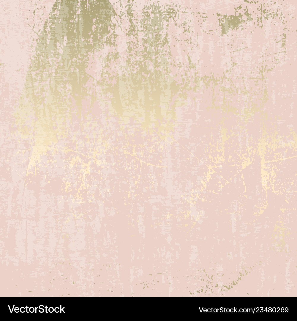 Pastel Gold Grunge Texture vector image