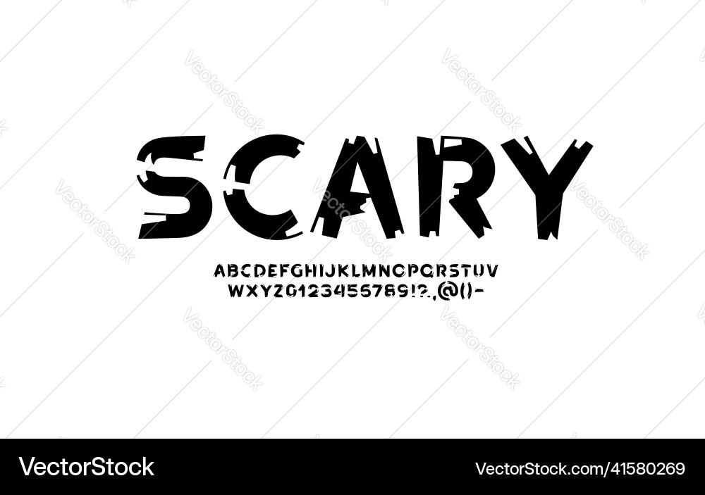 Rough cursive font brush stroke alphabet Rough cursive font brush stroke alphabet Vector Image
