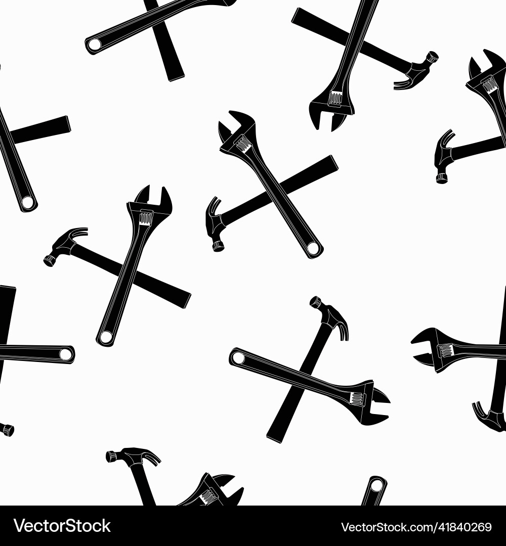 Tools pattern Tools pattern vector image