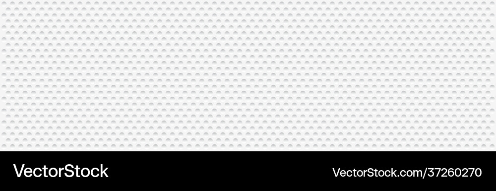 Abstract white perforated background with many Vector Image