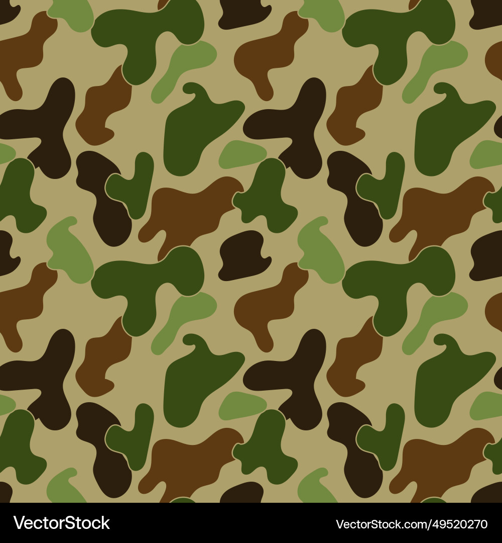 Camouflage seamless pattern abstract print Camouflage seamless pattern abstract print vector image