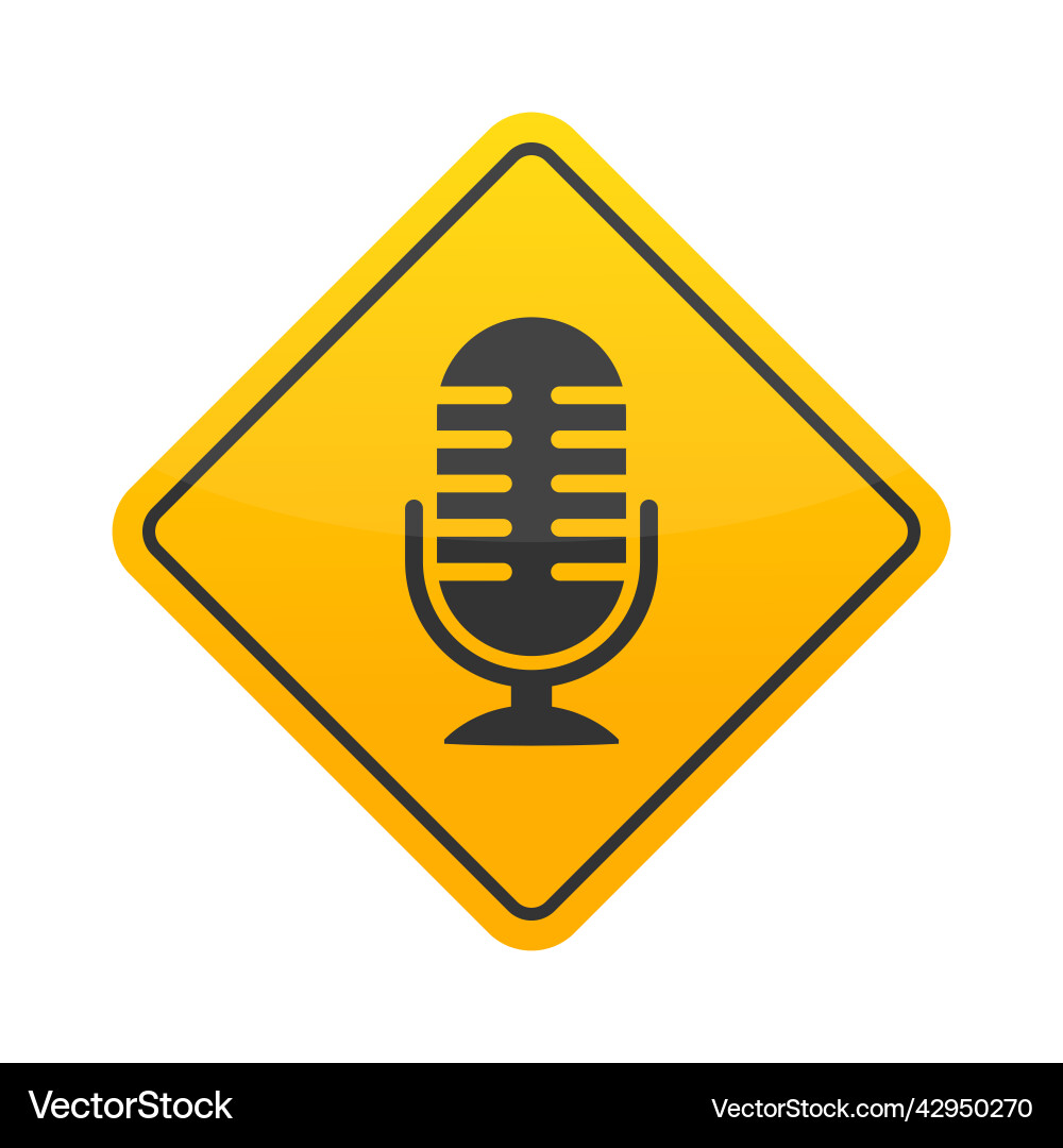 Microphone a device for converting voice Microphone a device for converting voice vector image