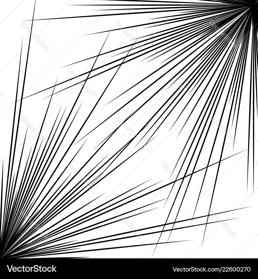 Pointed sharp abstract shape element radiating Vector Image