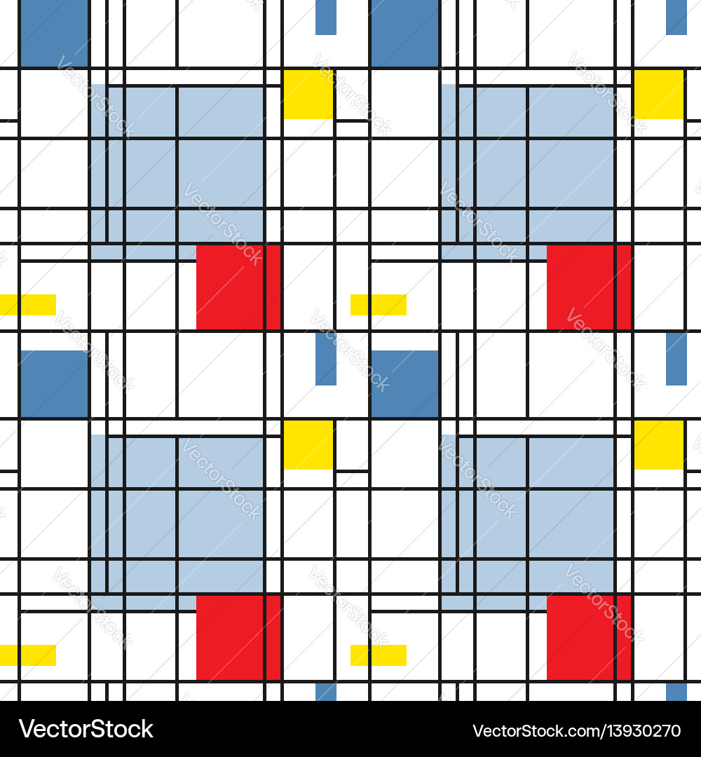 Seamless pattern abstractionism style Seamless pattern abstractionism style vector image