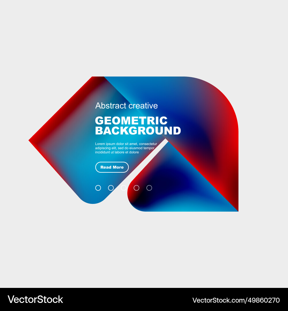Square and triangle design with fluid gradients Square and triangle design with fluid gradients Vector Image