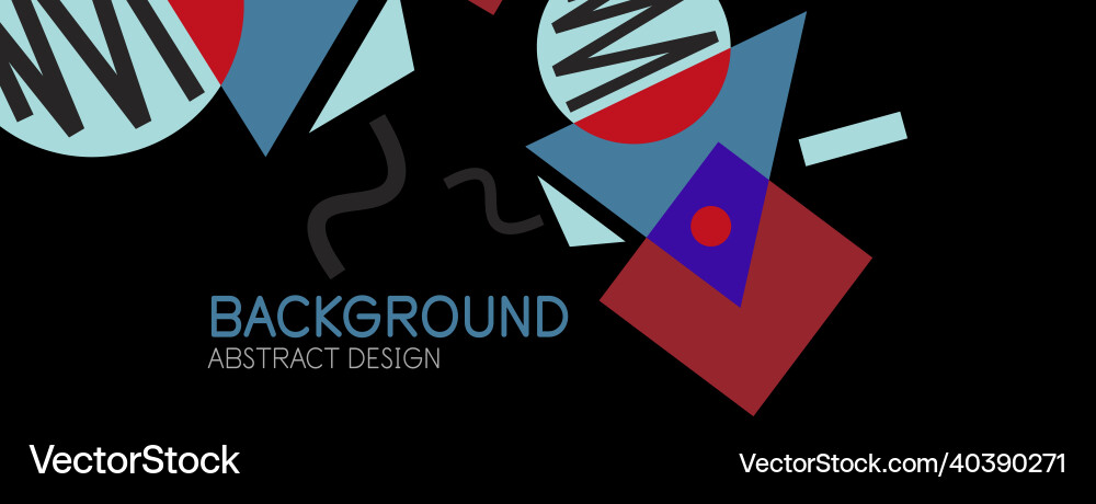Abstract background blocks lines triangles Abstract background blocks lines triangles vector image