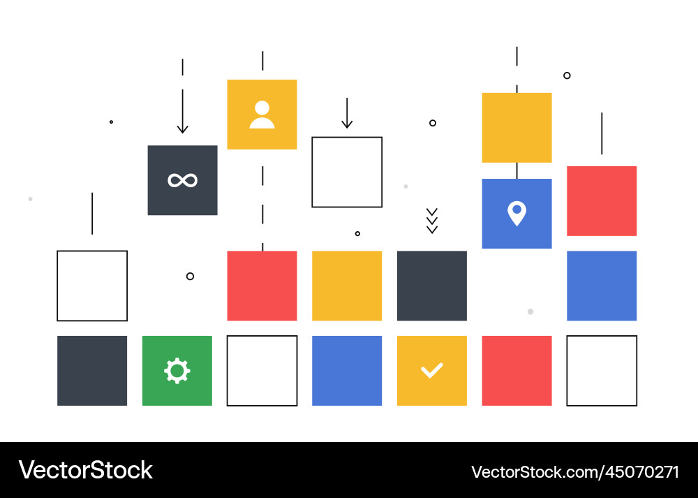 Abstract network set Abstract network set vector image