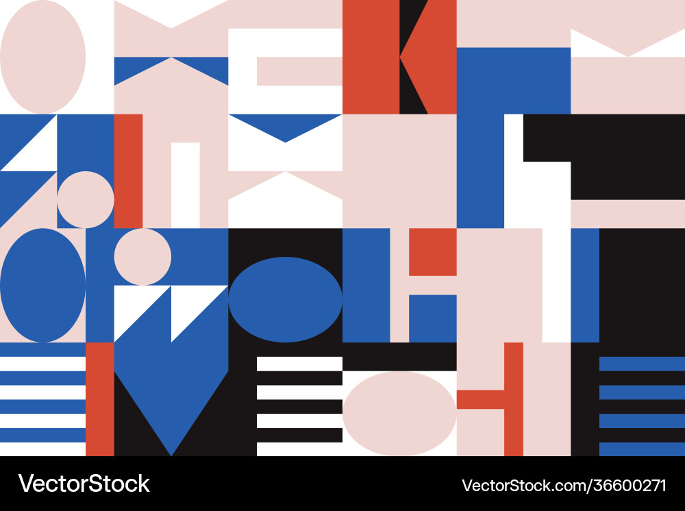 Deconstructed abstract pattern design Deconstructed abstract pattern design Vector Image
