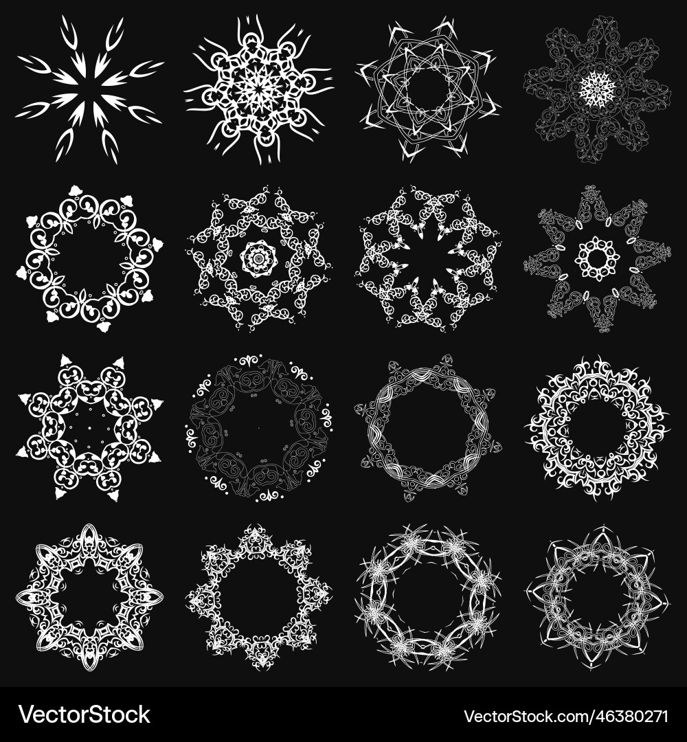 Design elements set abstract icons Design elements set abstract icons Vector Image