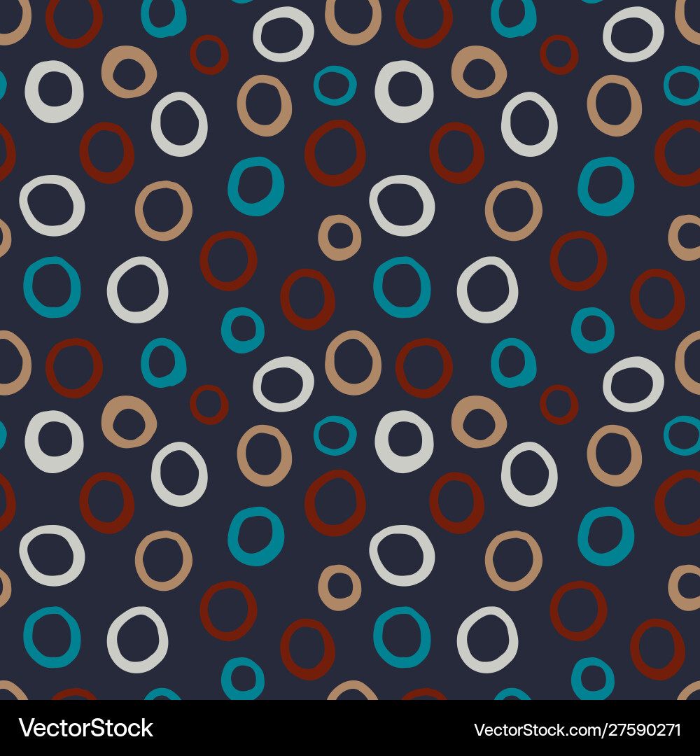 Seamless abstract pattern art texture with hand Vector Image