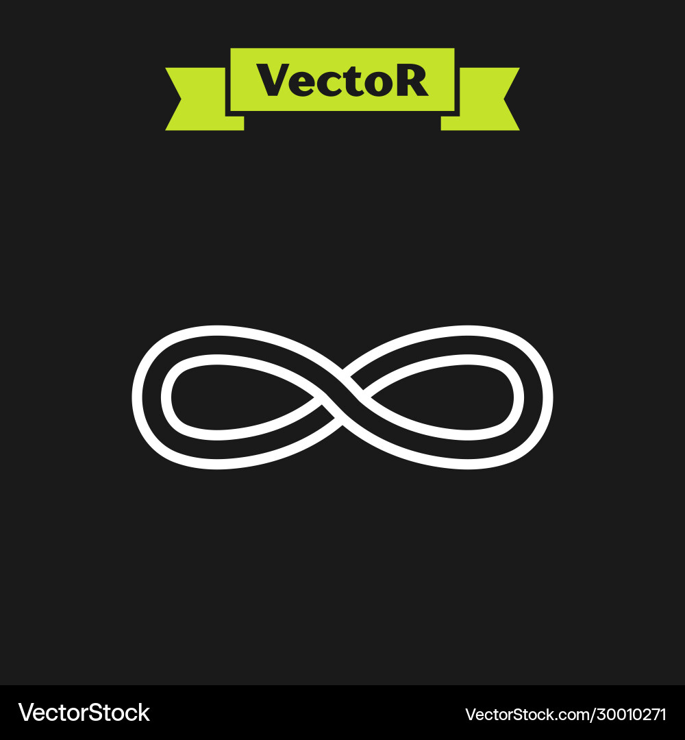White line function mathematical symbol icon White line function mathematical symbol icon vector image