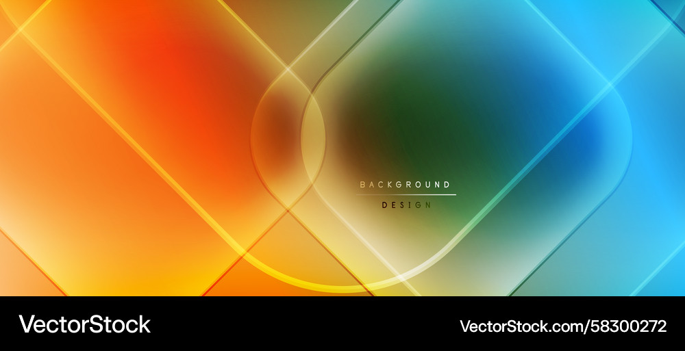 Abstract gradients blend forming dynamic lines Vector Image