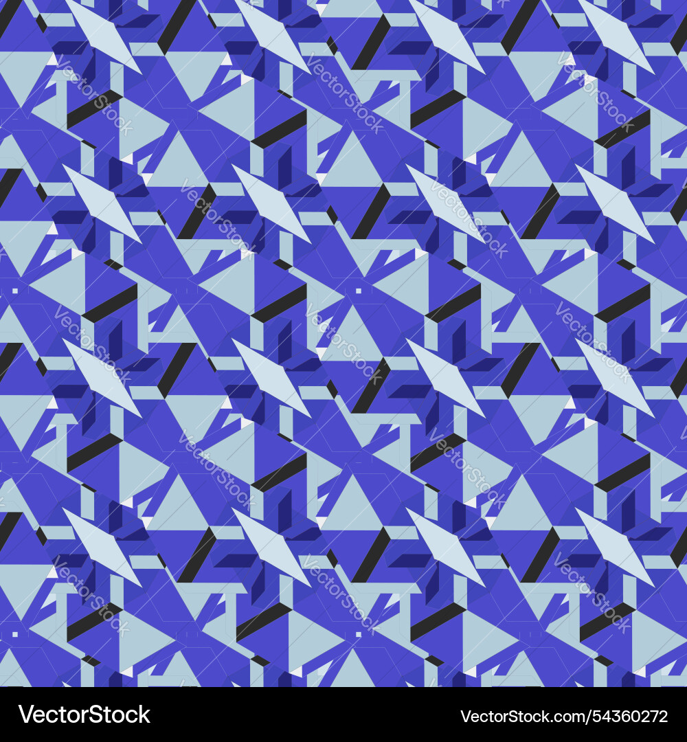Abstract seamless colorful 3d pattern background Abstract seamless colorful 3d pattern background vector image