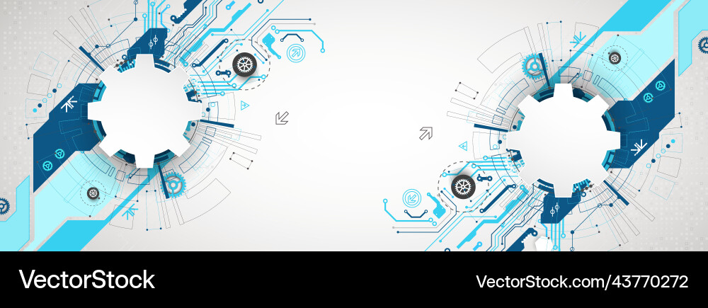 Abstract technological background with various Abstract technological background with various vector image