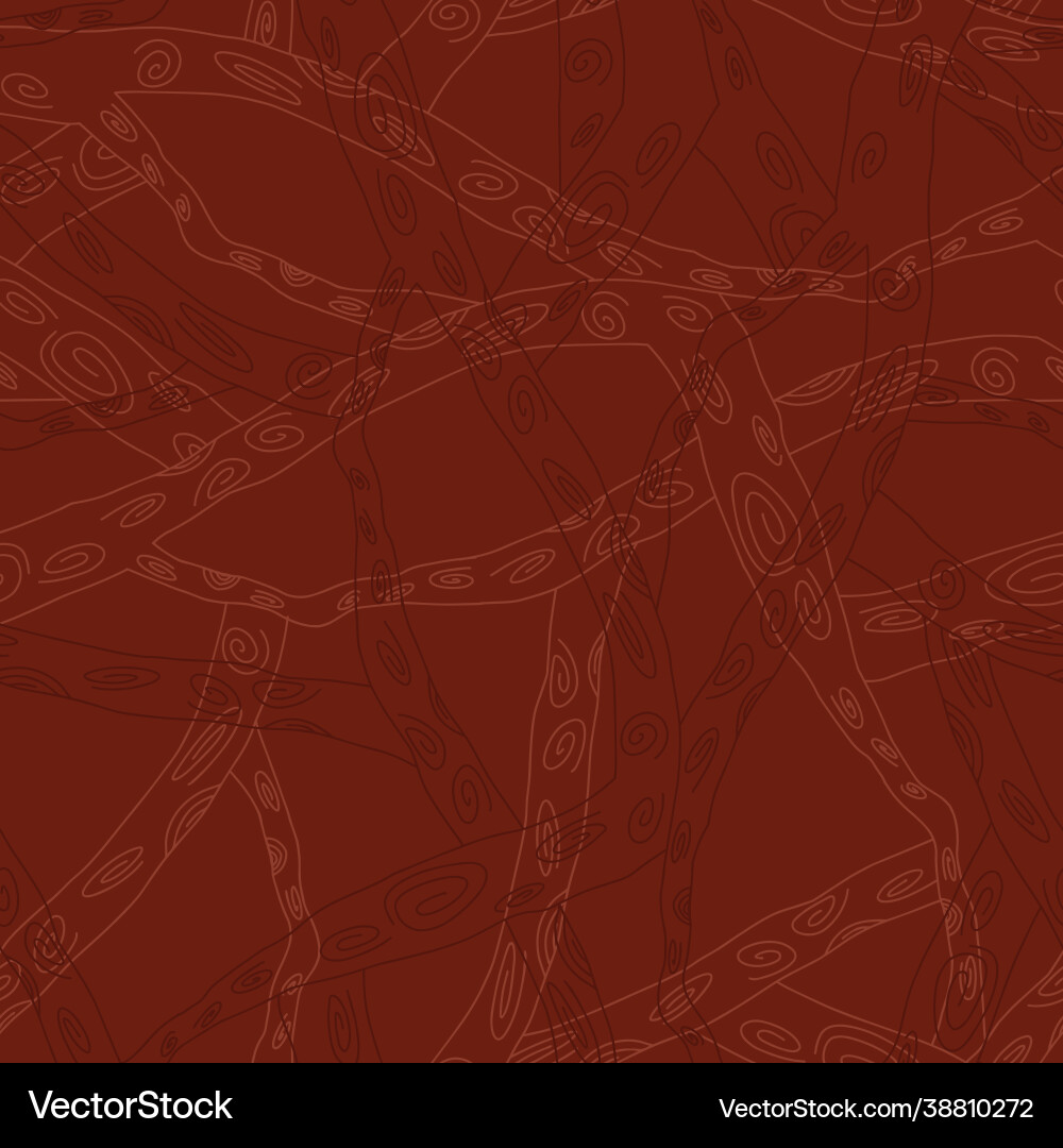 Brown tree wood repeat pattern background print Vector Image