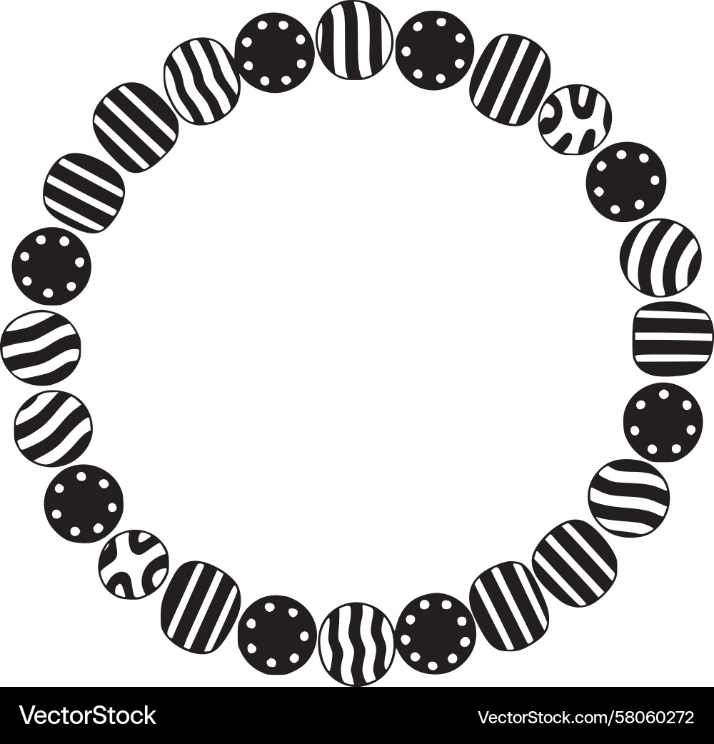 Circular Stripe Pattern Vector Image