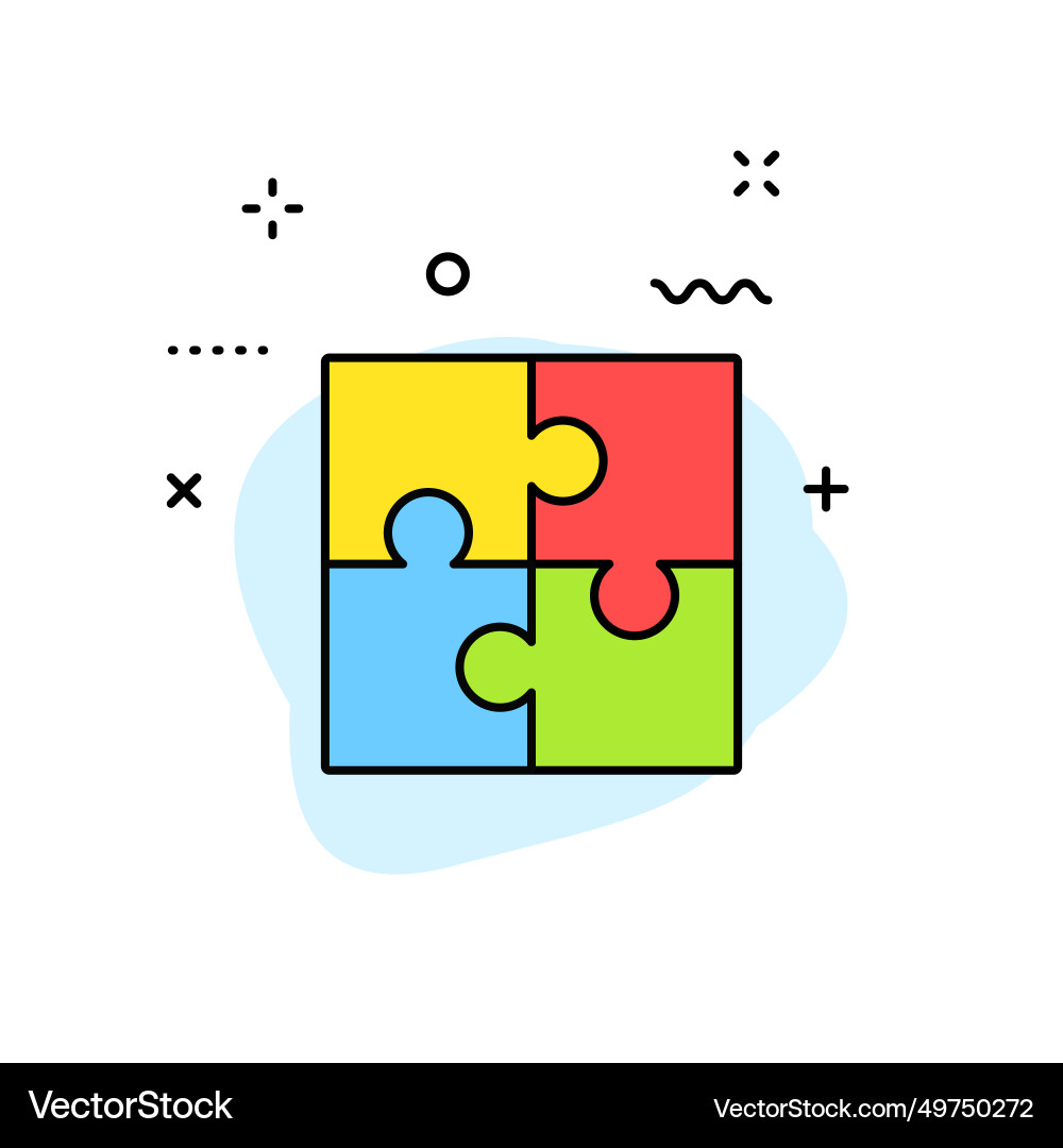 Creativity and idea web icons in line style Vector Image