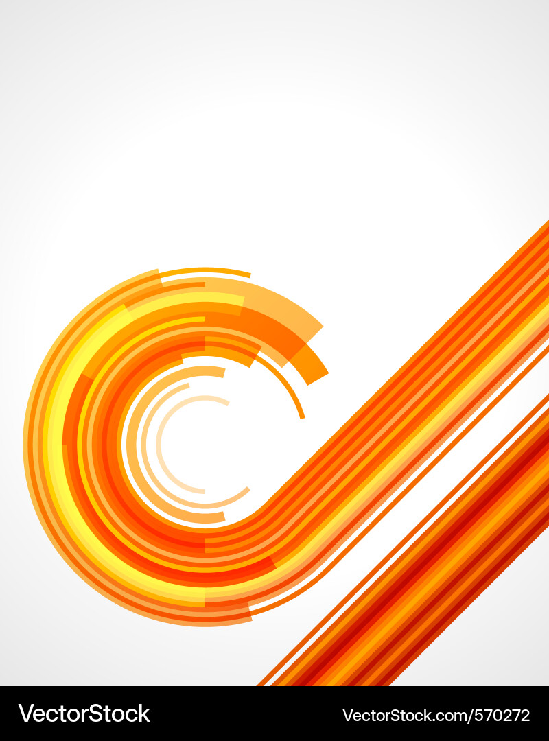 Dynamic Tech Curves Vector Image