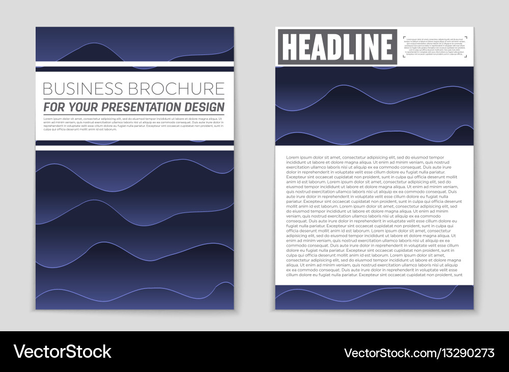 Abstract layout background set for art Vector Image